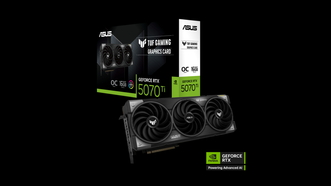 ASUS NVIDIA RTX 5070 Ti TUF